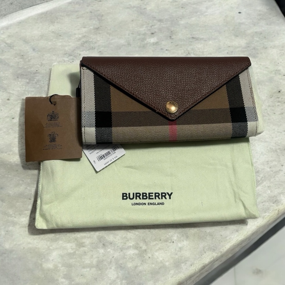 Burberry Halton Vintage Check Wallet - Picture 3 of 10